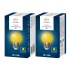 Лампа шар e27 5 LED Ø45мм - желтая