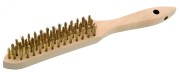 Щётка-крацовка ручная латунная 4-рядная