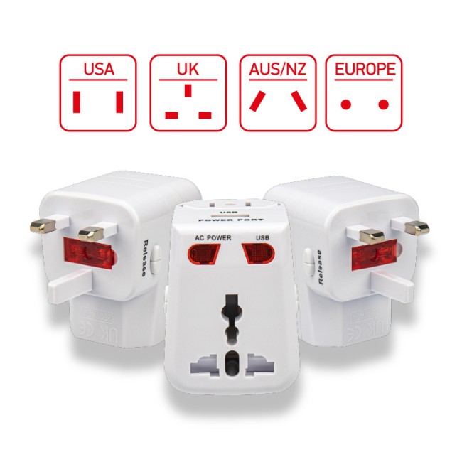 Адаптер сетевой «Путешественник» с USB REXANT Адаптер сетевой «Путешественник» с USB REXANT