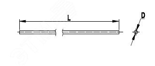 Пруток 8 мм горячеоцинкованный Пруток 8 мм горячеоцинкованный