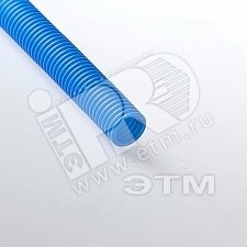 Труба гофрированная 20мм ПНД синяя для металлопластиковых труб