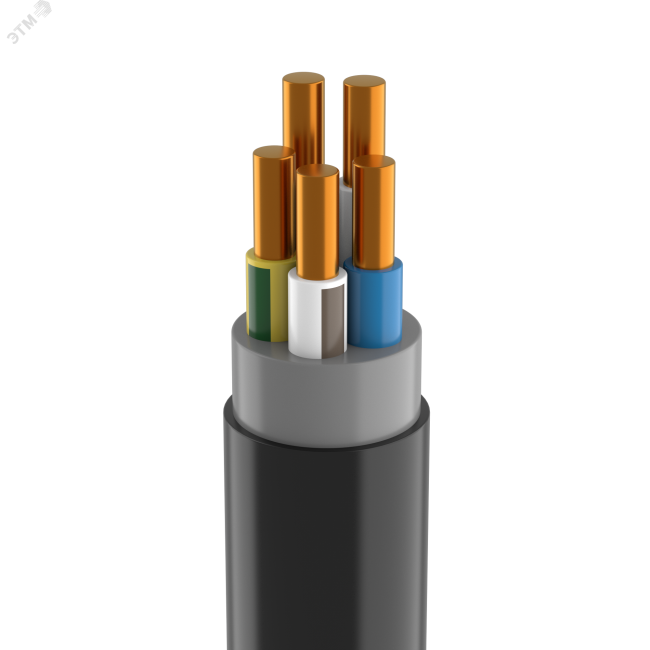 Кабель силовой ВВГнг(A)-LS-ХЛ 4х10 ок(N)-0.66 ТРТС