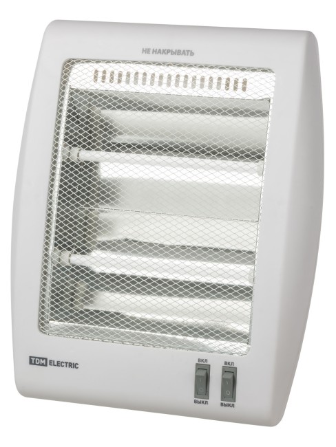 Кварцевый обогреватель КО-1, 800 Вт, рег. мощн. (400/800 Вт), белый, TDM Кварцевый обогреватель КО-1, 800 Вт, рег. мощн. (400/800 Вт), белый, TDM