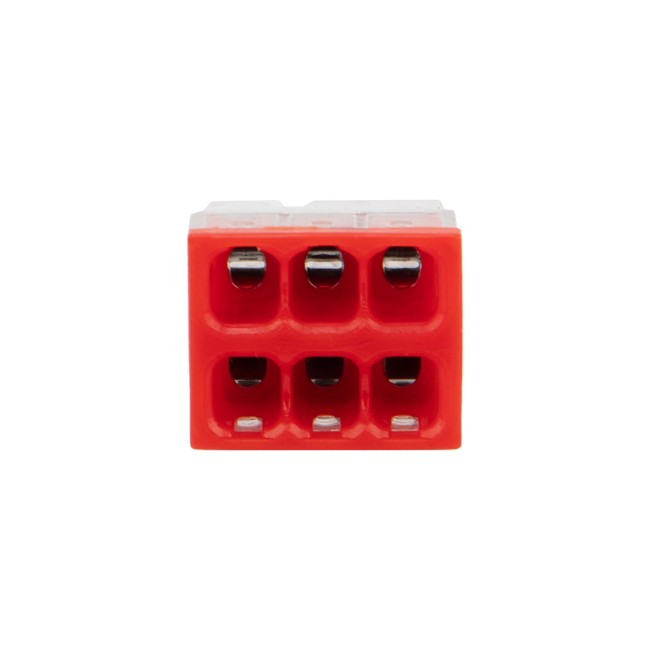 Экспресс-клемма REXANT СМК 2273-206, 6-проводная 0.5-2.5 мм², прозрачная (100 шт./уп.) Экспресс-клемма REXANT СМК 2273-206, 6-проводная 0.5-2.5 мм², прозрачная (100 шт./уп.)