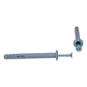 Дюбель-гвоздь грибовидный бортик, полипропилен 6х60 пакет (100 шт/уп) KRANZ Дюбель-гвоздь грибовидный бортик, полипропилен 6х60 пакет (100 шт/уп) KRANZ