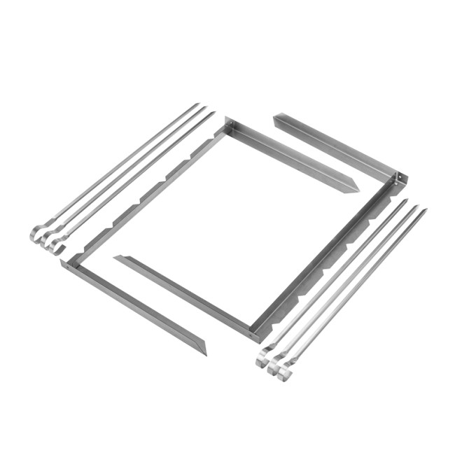 Подставка под шампуры с 6 шампурами в чехле СОКОЛ