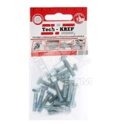 Болт DIN933 М6х25 шестигранная голова полная резьба оцинкованный (18 шт) Болт DIN933 М6х25 шестигранная голова полная резьба оцинкованный (18 шт)