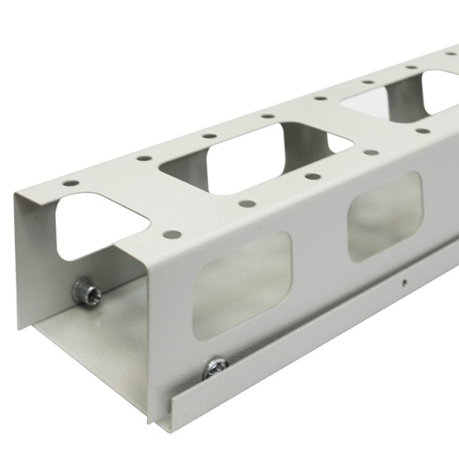 Органайзер кабельный вертикальный 47U, Standart без крышки, ширина 100мм REXANT Органайзер кабельный вертикальный 47U, Standart без крышки, ширина 100мм REXANT