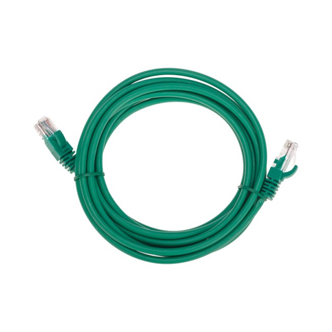 Патч-корд U/UTP, CAT 5e, RJ45-RJ45, 26AWG, LSZH, зеленый, 3м  REXANT