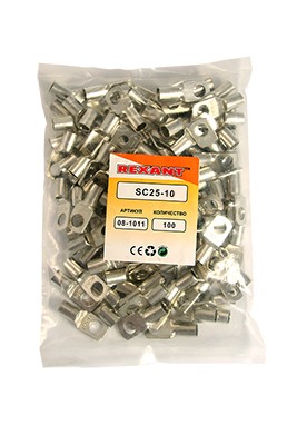 Наконечник кольцевой REXANT НК,  ø10.5 мм, 25 мм², ТМЛ (DIN) 25-10