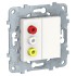 Розетка UNICA NEW 3 RCA белый