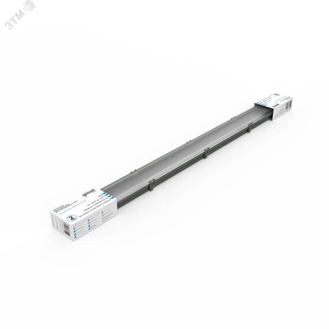 Светильник влагозащитный ДСП для светодиодных ламп СПП Т8 G13 2х1200 мм 1276х86х55 мм IP65 LITE Gauss