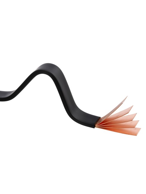 Шина медная гибкая изолированная ШМГ 5х(20х1), 2м, TDM Шина медная гибкая изолированная ШМГ 5х(20х1), 2м, TDM