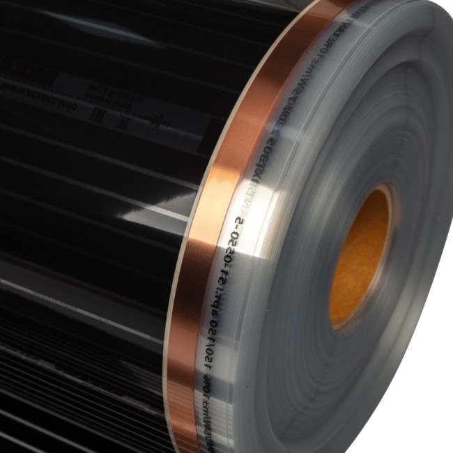 Пленочный теплый пол RXT 305 150 Вт/м², ширина 50см, толщина 0,338мм (рулон 150м)  REXANT                                                                                                                                                 