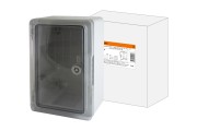 Бокс пластиковый ЩМП-0-1, прозр., крышка, ABS, IP65, -45 до +75 С, навесной, (300x200x130) TDM Бокс пластиковый ЩМП-0-1, прозр., крышка, ABS, IP65, -45 до +75 С, навесной, (300x200x130) TDM
