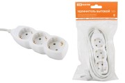 Удлинитель бытовой У03 3 гнезда, 3метра, с заземлением, ПВС 3х1мм2 16А/250В TDM Удлинитель бытовой У03 3 гнезда, 3метра, с заземлением, ПВС 3х1мм2 16А/250В TDM