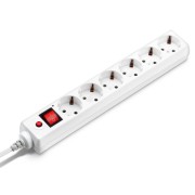 Удлинитель с сетевым фильтром 6х3м с заземл. 10А IP20 600SH-3-W 2.2кВт CCA бел. BURO 992266 Удлинитель с сетевым фильтром 6х3м с заземл. 10А IP20 600SH-3-W 2.2кВт CCA бел. BURO 992266