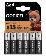 Элемент питания алкалиновый AA/LR6 (блист. 6шт) Basic Opticell 5051006 Элемент питания алкалиновый AA/LR6 (блист. 6шт) Basic Opticell 5051006