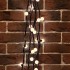Гирлянда Мультишарики Ø23мм, 10м, 80 LED ТЕПЛЫЙ БЕЛЫЙ, черный Каучук, IP67, постоянное свечение, 230В соединяется NEON-NIGHT (нужен шнур питания 315-000)