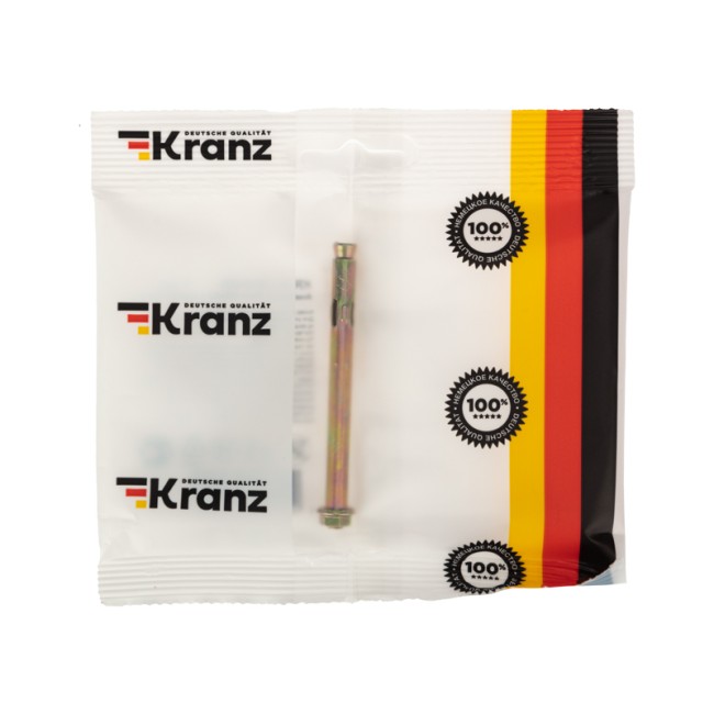Анкерный болт KRANZ с гайкой 6.5х75, пакет (1 шт./уп.)