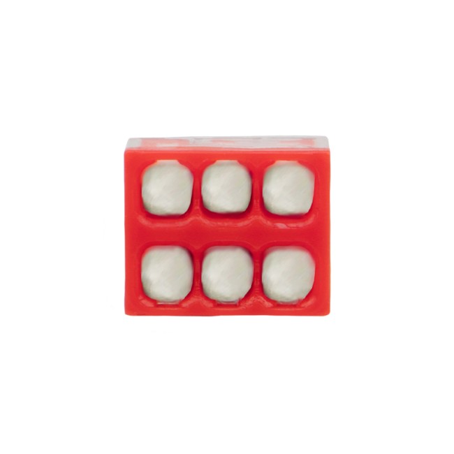 Экспресс-клемма с пастой REXANT СМК 2273-246, 6-проводная 0.5-2.5 мм², прозрачная (100 шт./уп.)