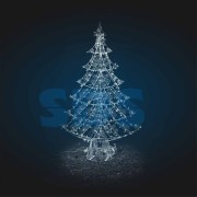 Декоративная 3D фигура Ажурная елка 250 см Декоративная 3D фигура Ажурная елка 250 см