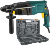 Перфоратор монтажный 800 Вт, 0-900 об/мин, 0-4000 уд/мин, 3.0 Дж, 3 реж., SDS-plus, реверс, 2.8 кг, кейс