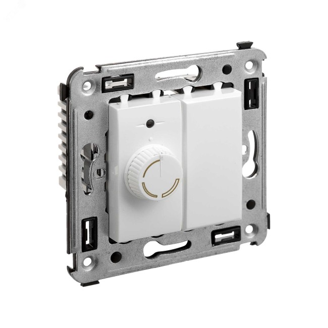 Avanti Диммер поворотный в стену, ''Белое облако'' Avanti Диммер поворотный в стену, ''Белое облако''