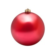 Елочная фигура Шар 20 см, цвет красный матовый Елочная фигура Шар 20 см, цвет красный матовый