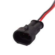 DJ7021-1.5-11 автомобильный разъем штекер с проводом 20 см DJ7021-1.5-11 автомобильный разъем штекер с проводом 20 см