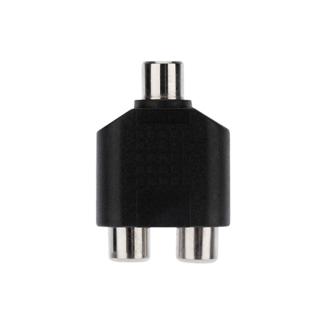 Переходник 1 гнездо RCA - 2 гнезда RCA REXANT