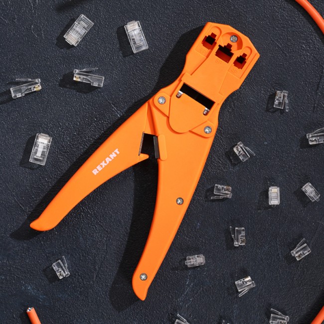 Кримпер REXANT HT-468S для обжима 8P8C, 6P6C, 4P4C