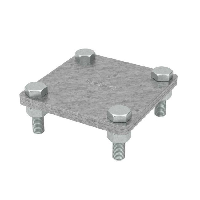 Соединитель полоса-полоса 25-40мм с разделит. пластиной 80х80мм DKC NG3105 Соединитель полоса-полоса 25-40мм с разделит. пластиной 80х80мм DKC NG3105