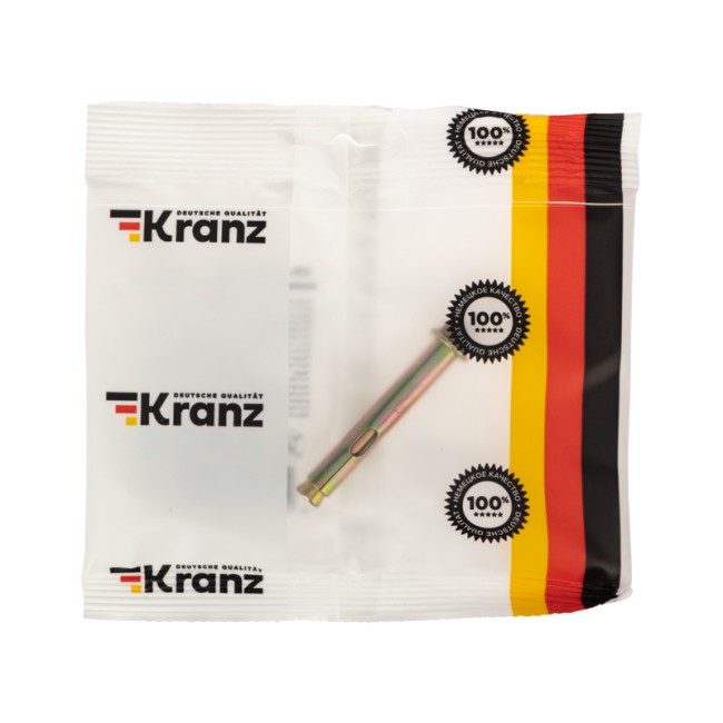 Болт анкерный  с гайкой 8х65 пакет (1 шт/уп) KRANZ