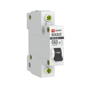 Выключатель автоматический однополюсный 16А С ВА47-29 4.5кА