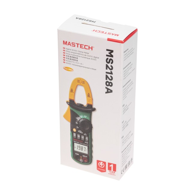 Токовые клещи MS2128 MASTECH