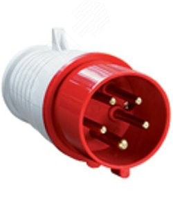 СР Вилка 025, переносная, 3Р+PE+N, 32А, 380В, IP44  (ЭТ)
