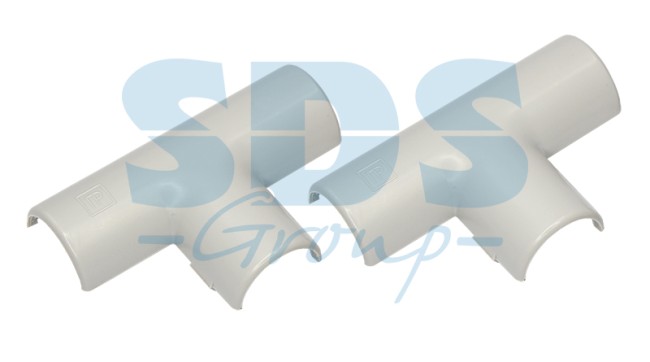 Тройник разборный, Ø32, серый, IP40