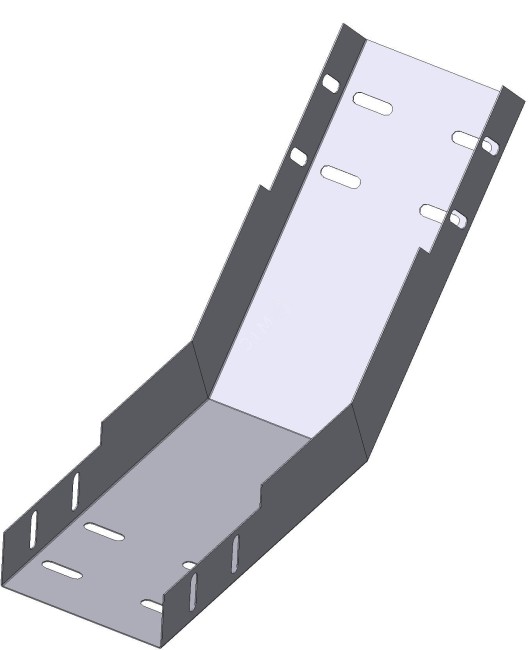 Лоток угловой ЛМс-45В 300х80-1,0ц УТ2,5