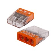 2273-243 Экспресс-клемма с пастой 3-проводная до 2,5 мм², (100 шт./уп.) WAGO 2273-243 Экспресс-клемма с пастой 3-проводная до 2,5 мм², (100 шт./уп.) WAGO