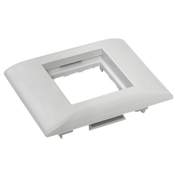 Рамка 1-м 2мод. + суппорт для парапетного кабельного канала C-Line EKF sup-2-105-50