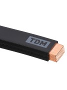 Шина медная гибкая изолированная ШМГ 10х(63х1), 2м, TDM Шина медная гибкая изолированная ШМГ 10х(63х1), 2м, TDM