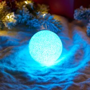 Фигура светодиодная Снежок, RGB, 8 см Фигура светодиодная Снежок, RGB, 8 см