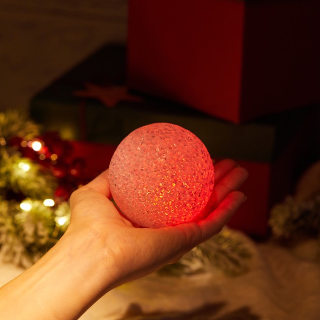 Фигура светодиодная Снежок, RGB, 8 см Фигура светодиодная Снежок, RGB, 8 см