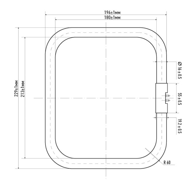 Лампа кольцевая люминесцентная 28Вт для 31-0212, квадратная REXANT Лампа кольцевая люминесцентная 28Вт для 31-0212, квадратная REXANT