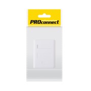 Розетка компьютерная внешняя, 1-порт RJ-45 (8P8C), UTP, CAT 5e, пакет, 1 шт. PROconnect Розетка компьютерная внешняя, 1-порт RJ-45 (8P8C), UTP, CAT 5e, пакет, 1 шт. PROconnect