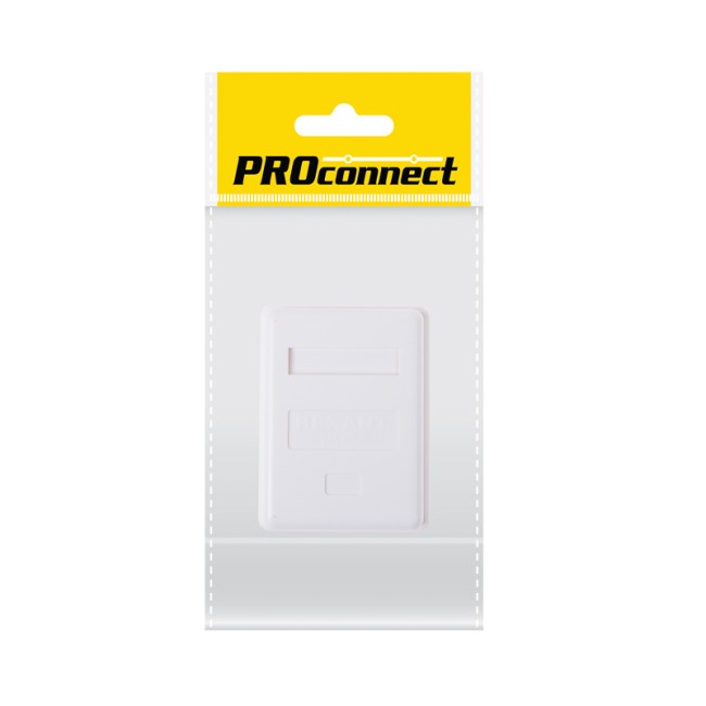 Розетка компьютерная внешняя, 1-порт RJ-45 (8P8C), UTP, CAT 5e, пакет, 1 шт. PROconnect Розетка компьютерная внешняя, 1-порт RJ-45 (8P8C), UTP, CAT 5e, пакет, 1 шт. PROconnect