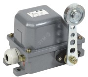 Выключатель концевой КУ-701 У1, рычаг с роликом, 10А, IP44, 2 эл. цепи IEK Выключатель концевой КУ-701 У1, рычаг с роликом, 10А, IP44, 2 эл. цепи IEK