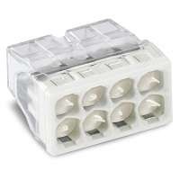 Клемма 8-и проводная 8х(0.5-2.5мм) для распред. коробки (с контактн. пастой "Alu-Plus") WAGO 2273-248 Клемма 8-и проводная 8х(0.5-2.5мм) для распред. коробки (с контактн. пастой "Alu-Plus") WAGO 2273-248