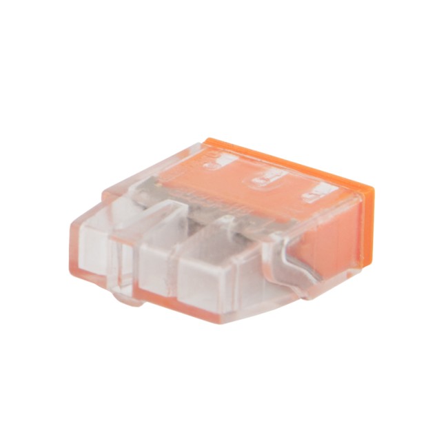 Экспресс-клемма REXANT СМК 2273-203, 3-проводная 0.5-2.5 мм², прозрачная, блистер (20 шт./уп.)